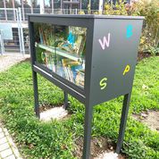 Einweihung des neuen öffentlichen Bücherschranks der Gemeinde Malsch